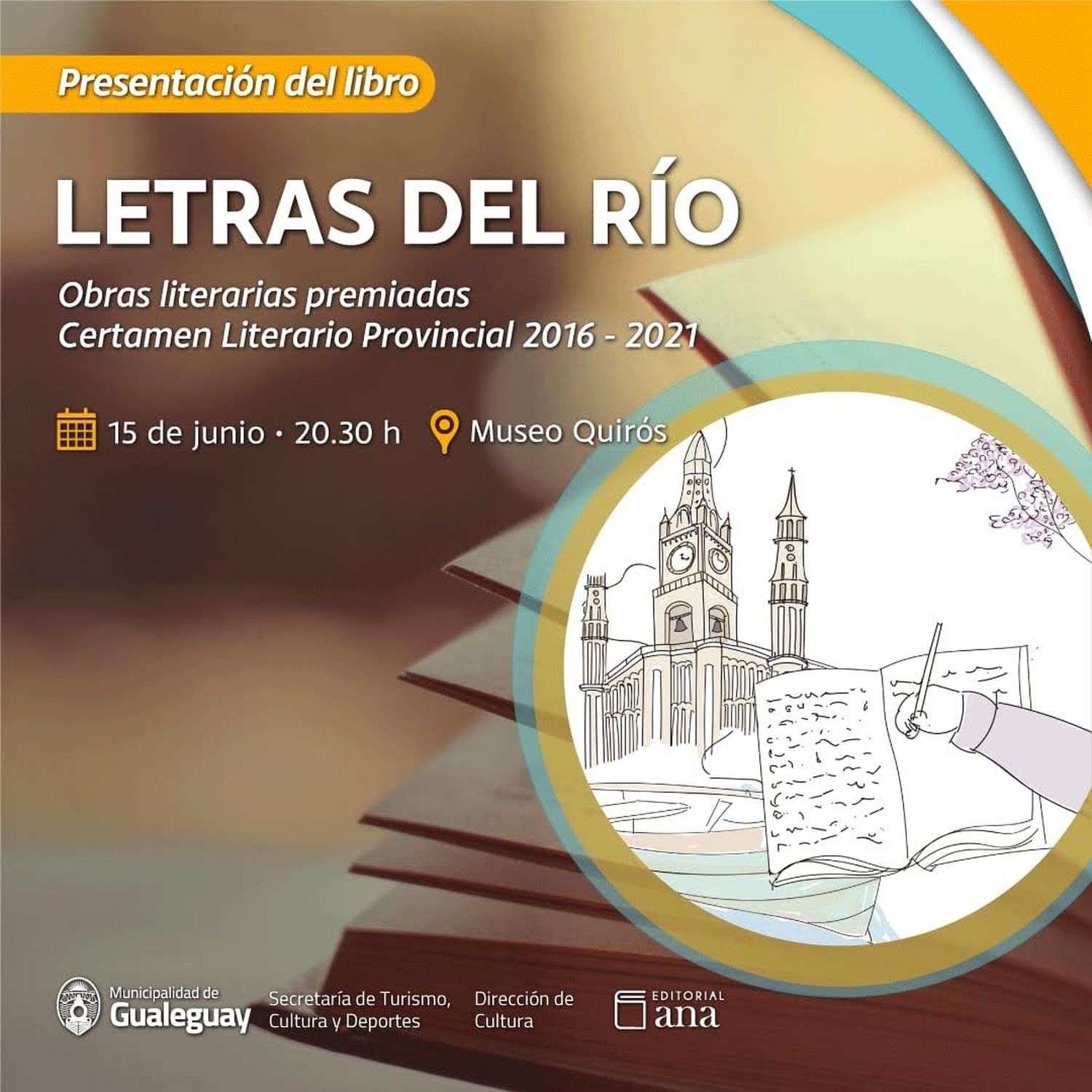 Presentan el Libro “Letras del Río”