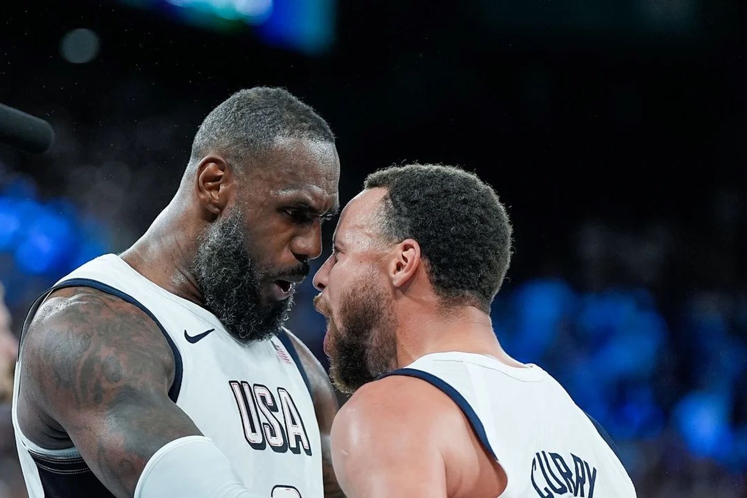 LeBron James y Stephen Curry