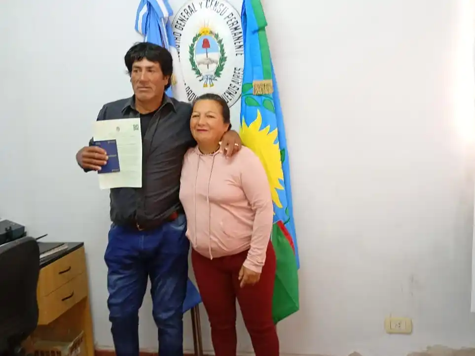 ¡Se casaron Juan y Eva!