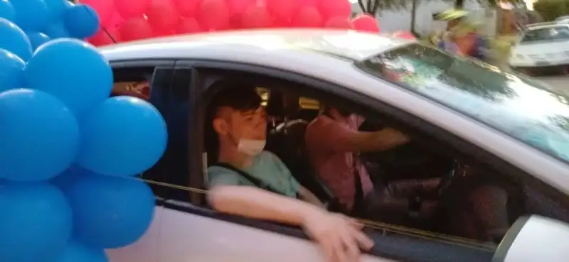 Martiniano llegando a Dolores.