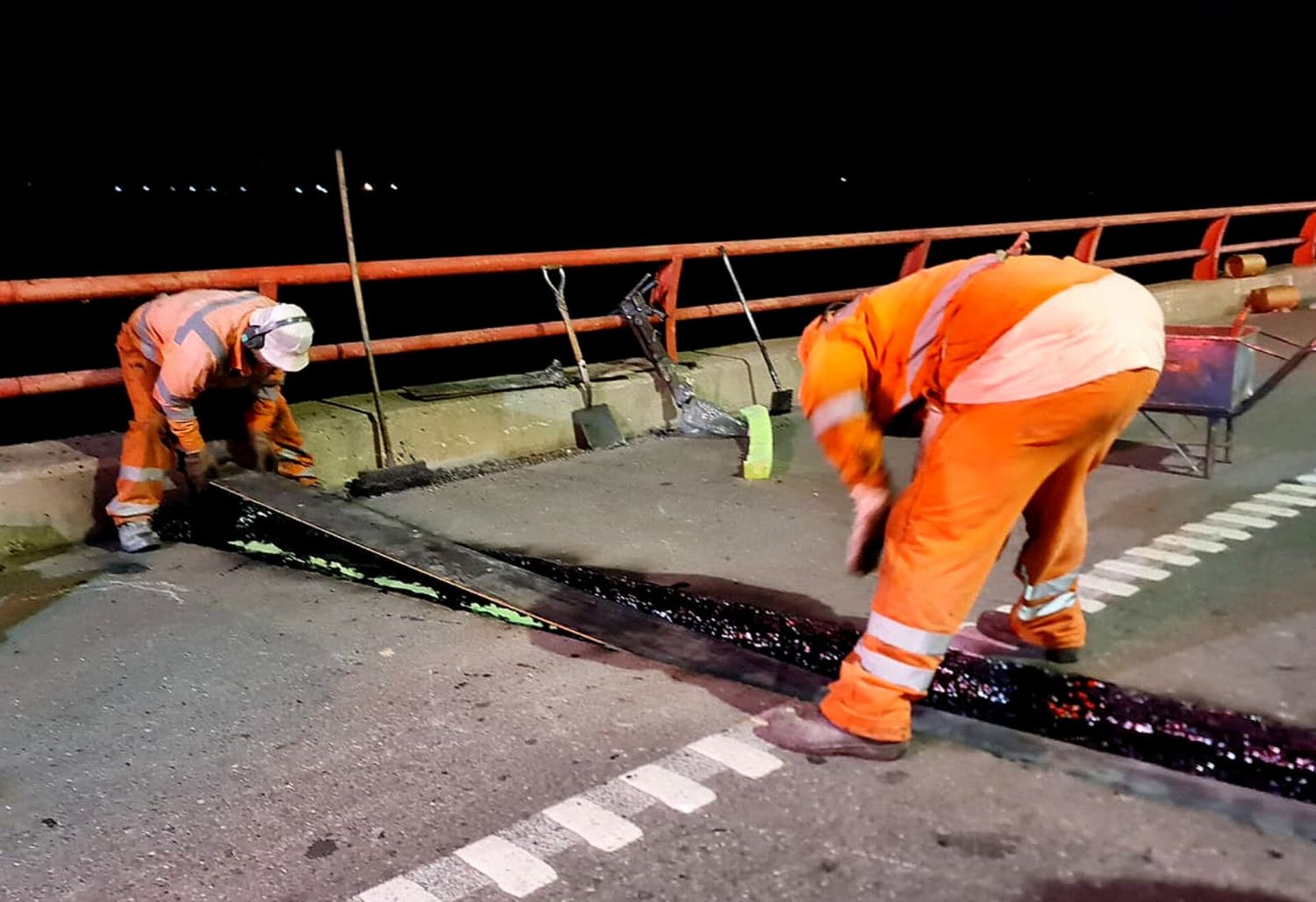 Trabajos autopista