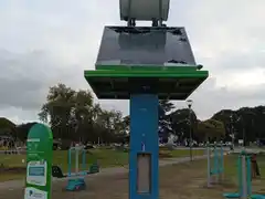 Vandalizaron la estación con energía solar para cargar agua para el mate