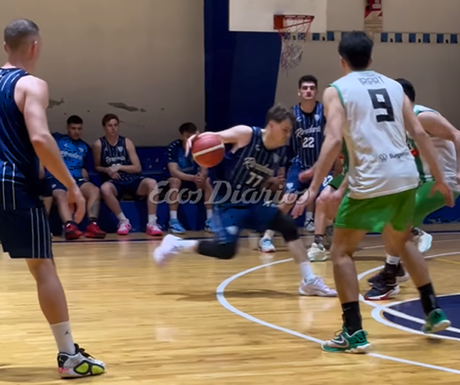 Rivadavia recibió a Kimberley en el Piso de Deportes