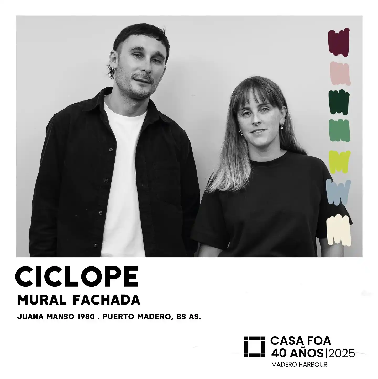 El arte mural de Cíclope, de Chascomús a Casa FOA 2025