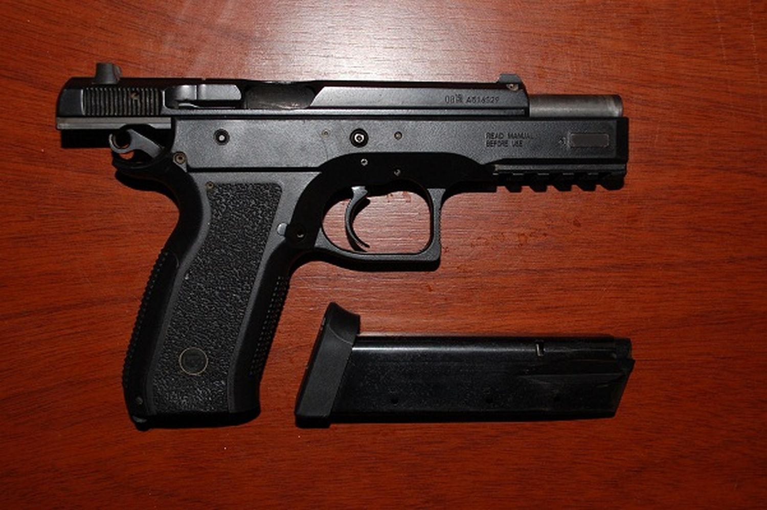 Secuestraron un arma de fuego en requisa vehicular