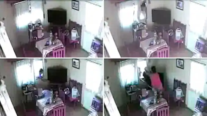 Olavarría: Desvalijaron una casa y quedaron grabados en video