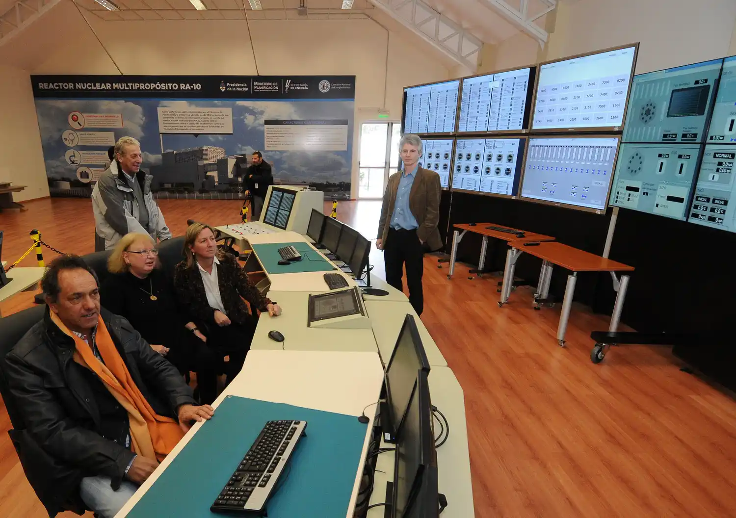 Elecciones 2015: Scioli de campaña en Bariloche