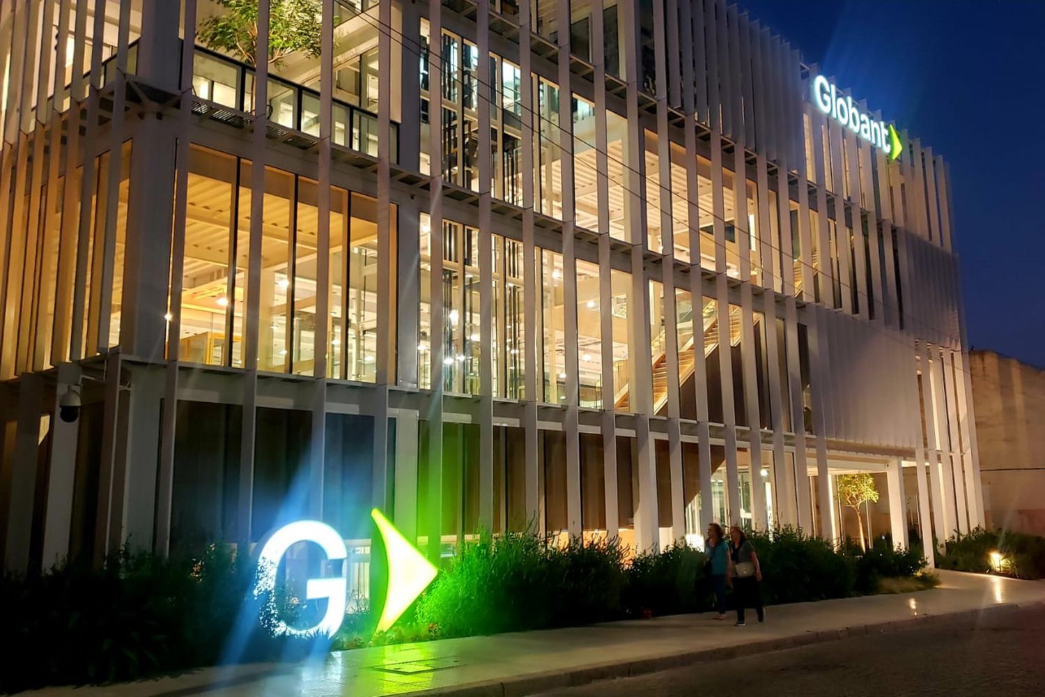 El edificio de Globant fue inaugurado en marzo del año pasado.