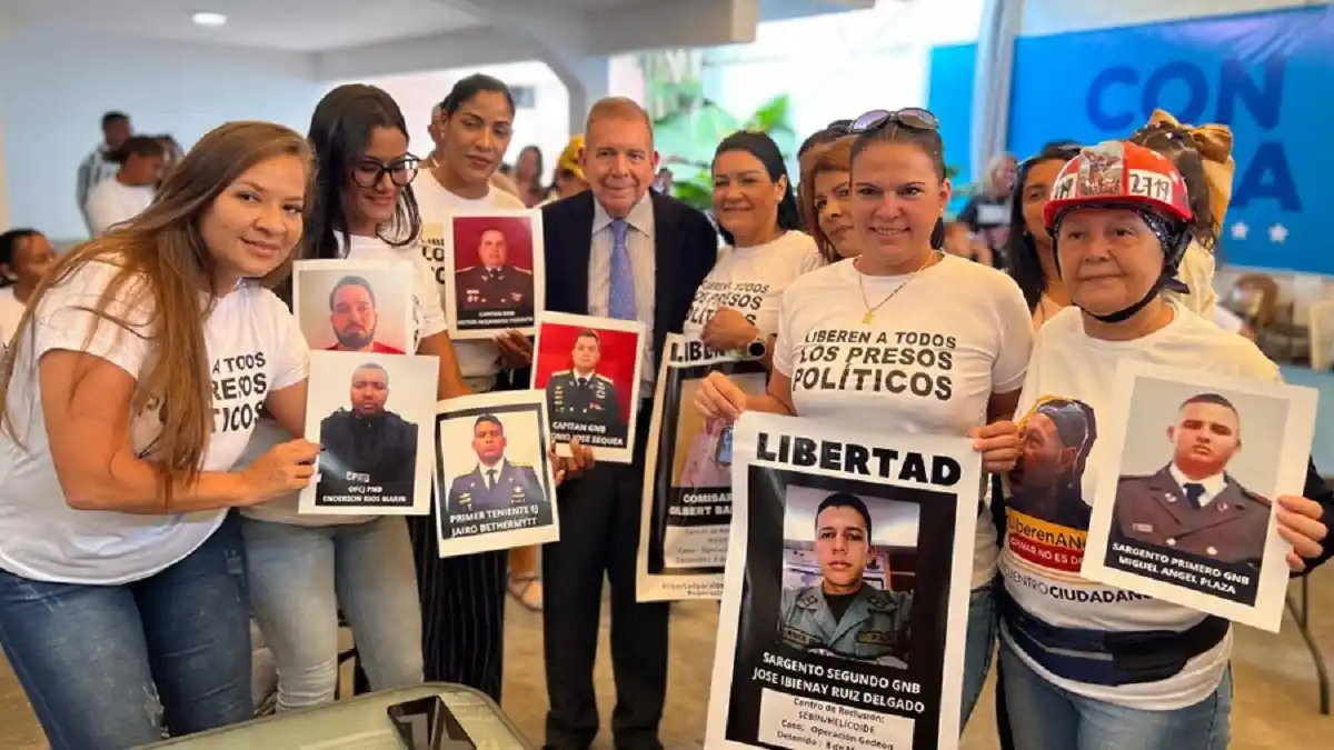 EDMUNDO QUIERE «un país donde nadie sea perseguido por pensar diferente»: se reunió con familiares de los presos políticos