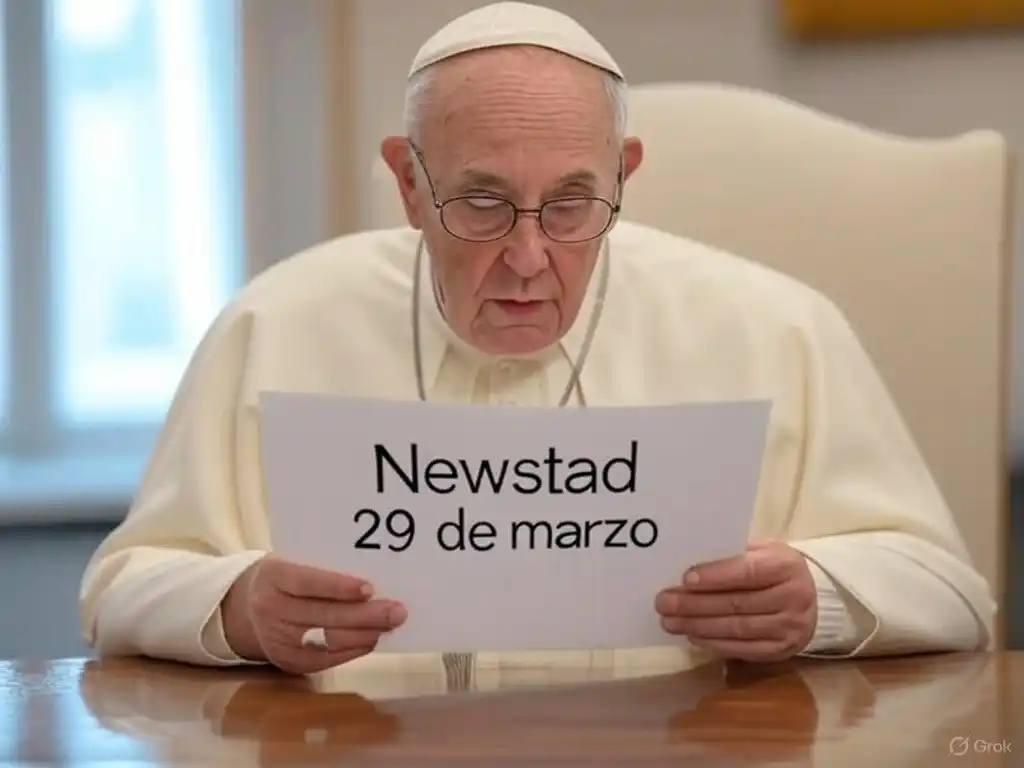 Santoral. Francisco, leyendo el Santoral del 29 de marzo.