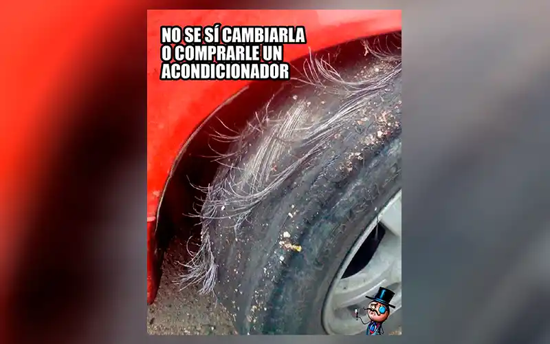 Faltan neumáticos y sobran memes
