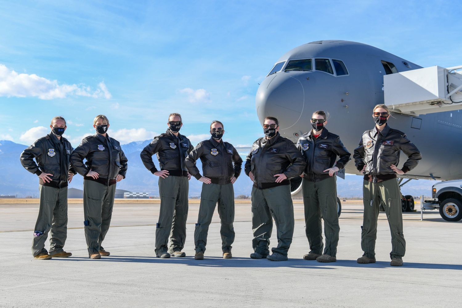 La primera misión del KC-46 Pegasus realizada por una tripulación 100% femenina