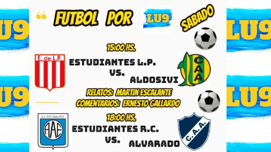 Sábado fútbol por LU9