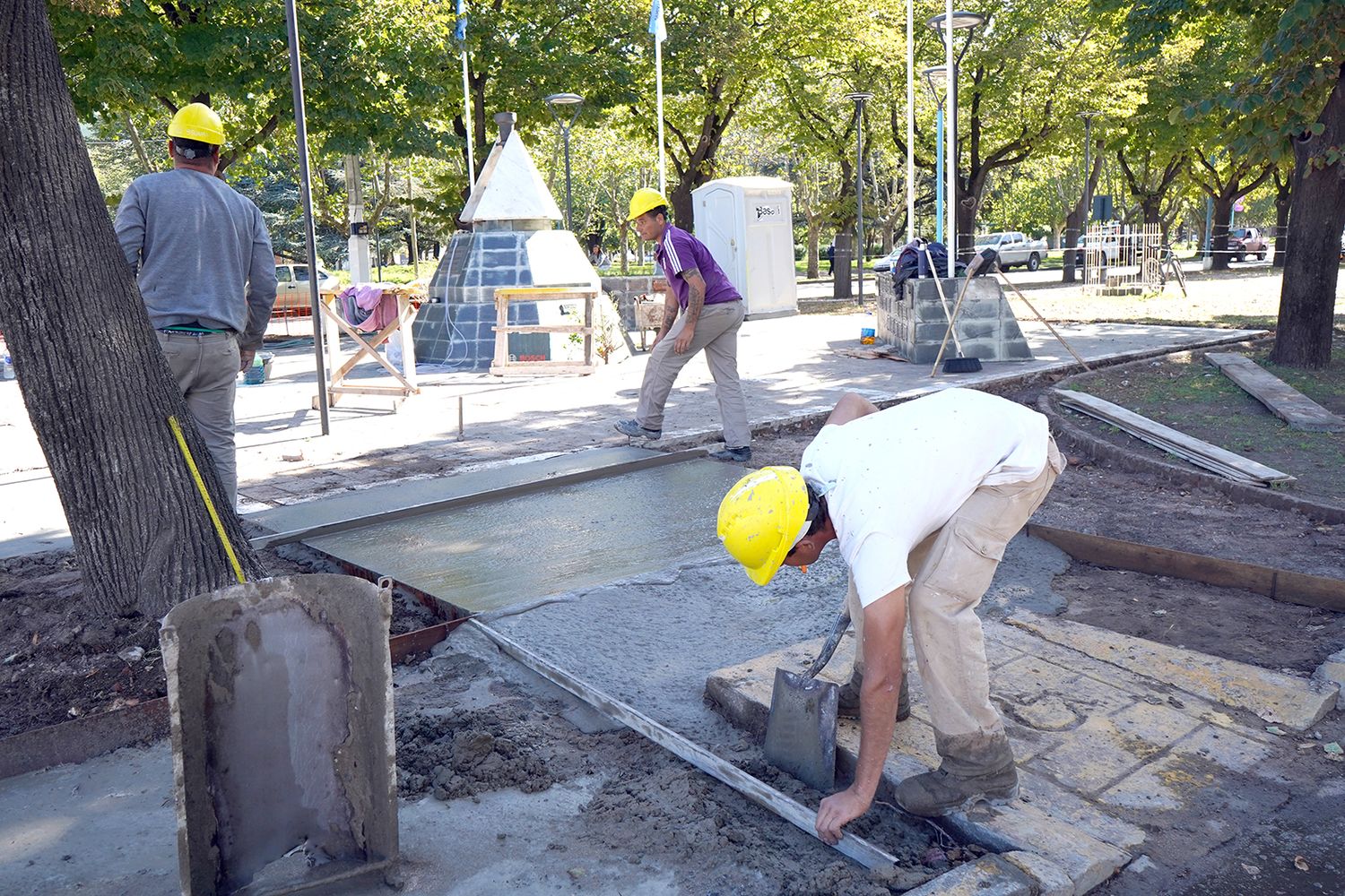 Reforma. Puesta en valor del monumento de la plaza Dardo Rocha