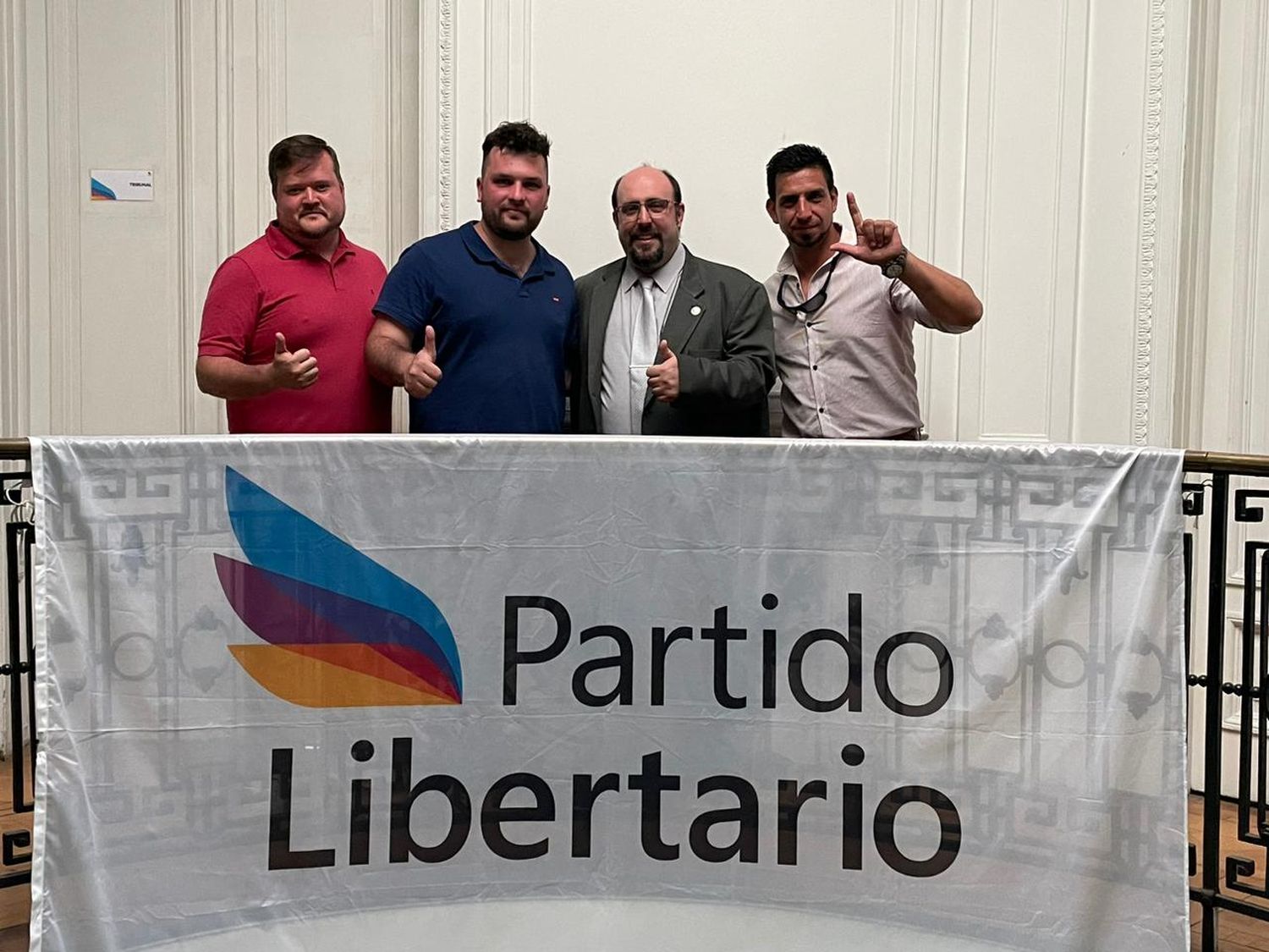 Referente libertario de Gualeguay en la Asunción de Javier Milei