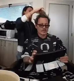 Johnny Depp aprovecha para cuidarse. Foto Instagram