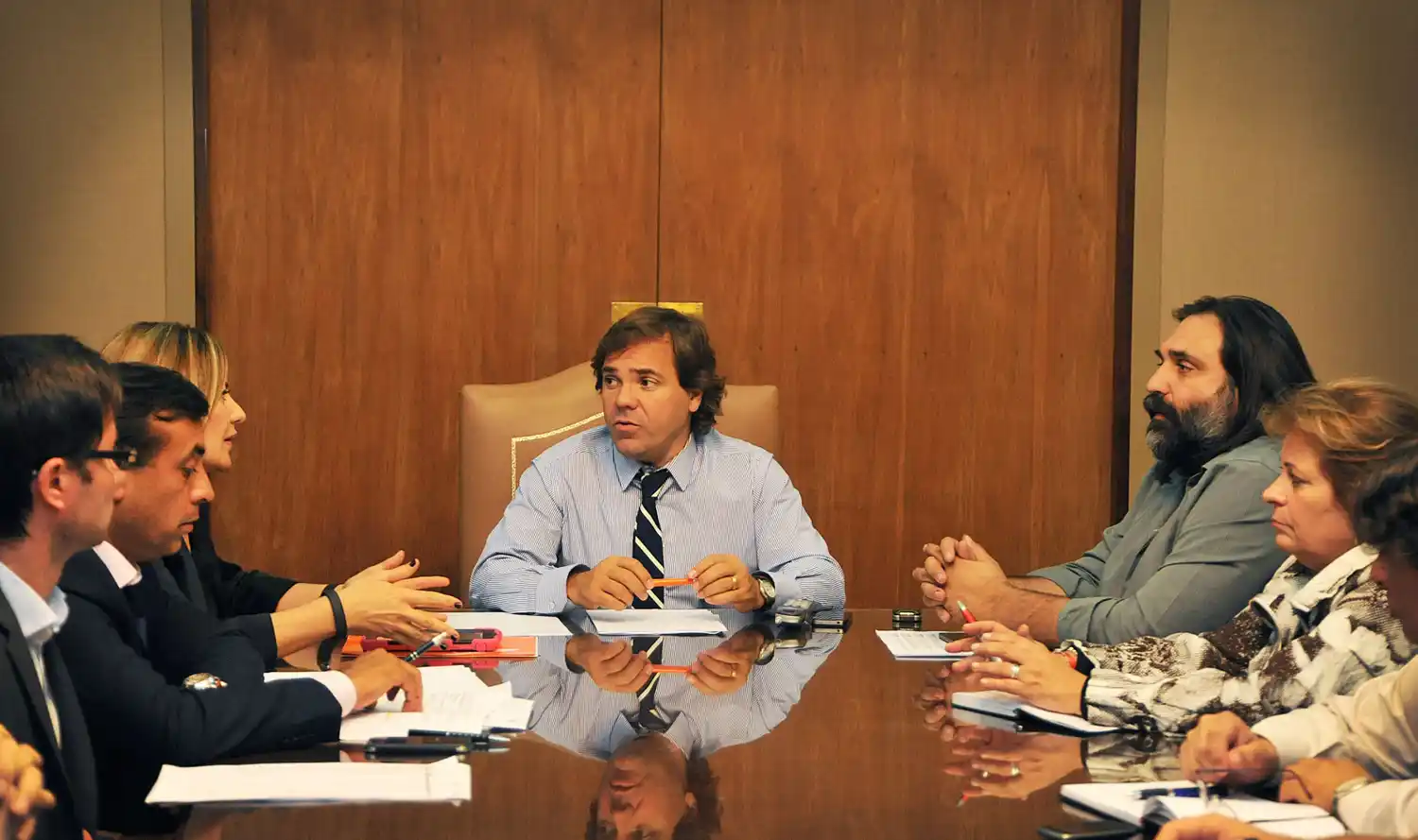 Funcionarios de Scioli recibieron al Frente Gremial Docente