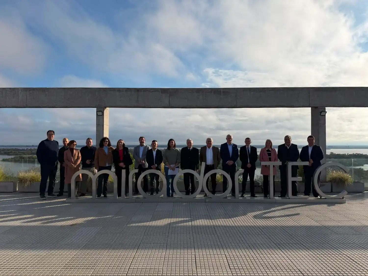 El presidente del Consorcio AFIDEER, Héctor Motta, y el director de MiradorTEC, Carlos Pallotti