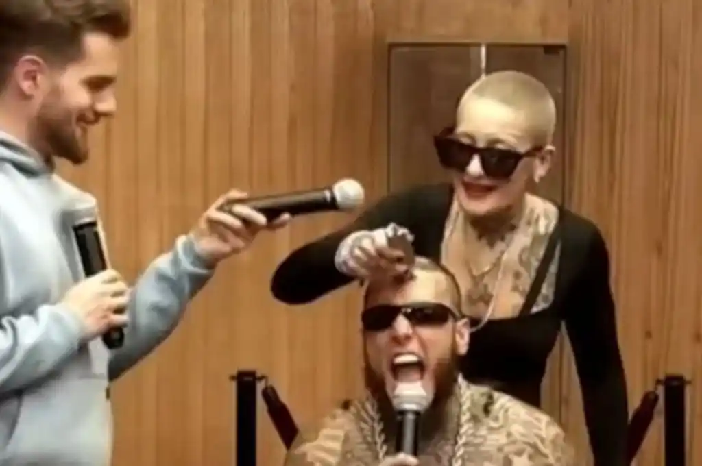 Furia visitó a Alex Caniggia