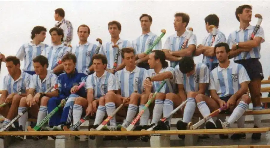 El plantel argentino que se coronó campeón panamericano.