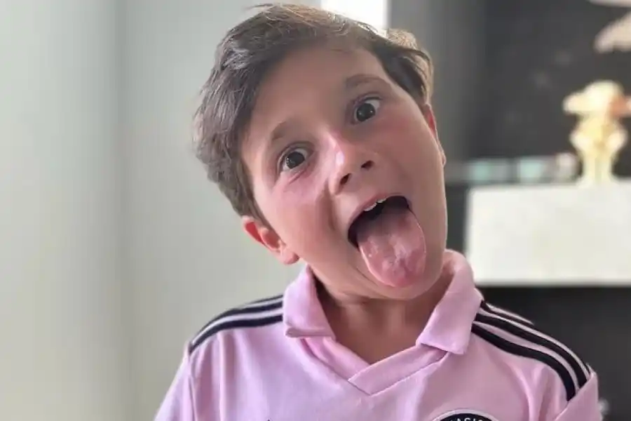 El tierno mensaje de Antonela Roccuzzo por el cumpleaños de Mateo Messi: “8 años robando corazones”