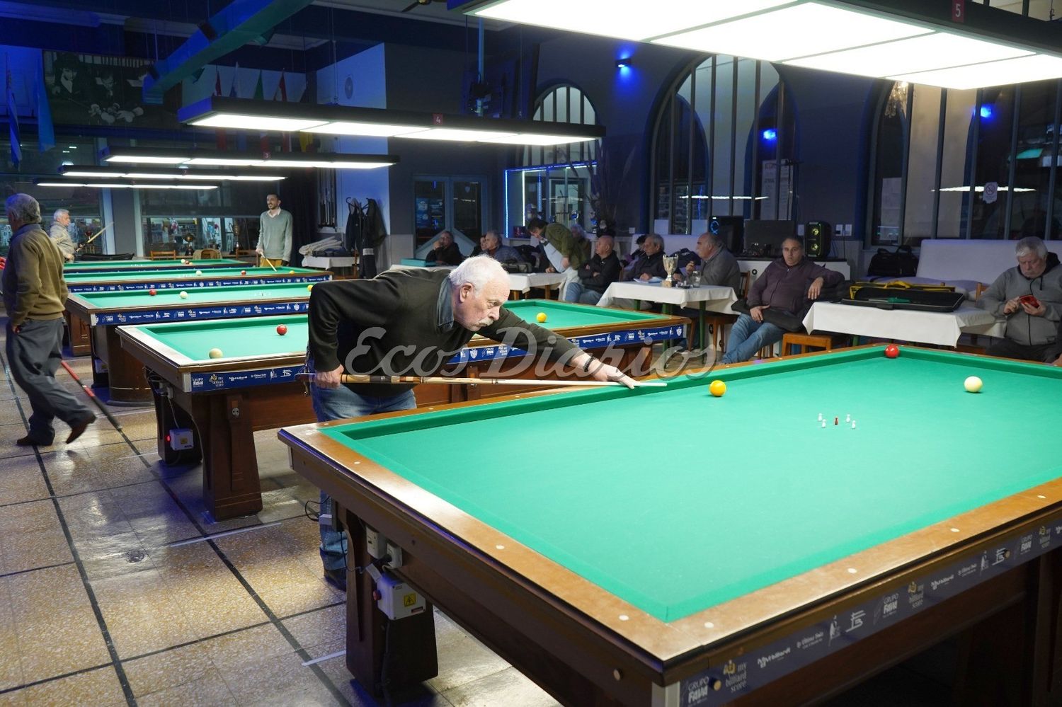 Billar en el Club Rivadavia. Sigue en juego el ATP