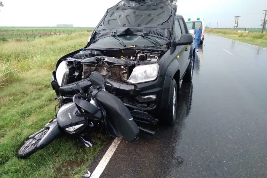Una motociclista perdió la vida en un terrible accidente