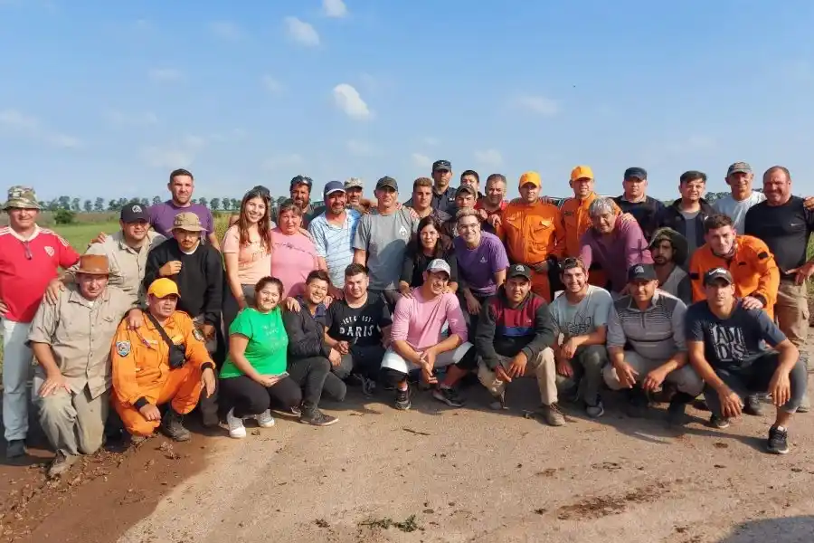 Equipo de búsqueda: solidaridad sanguillermina para encontrar a Marcelo Nego Benitez