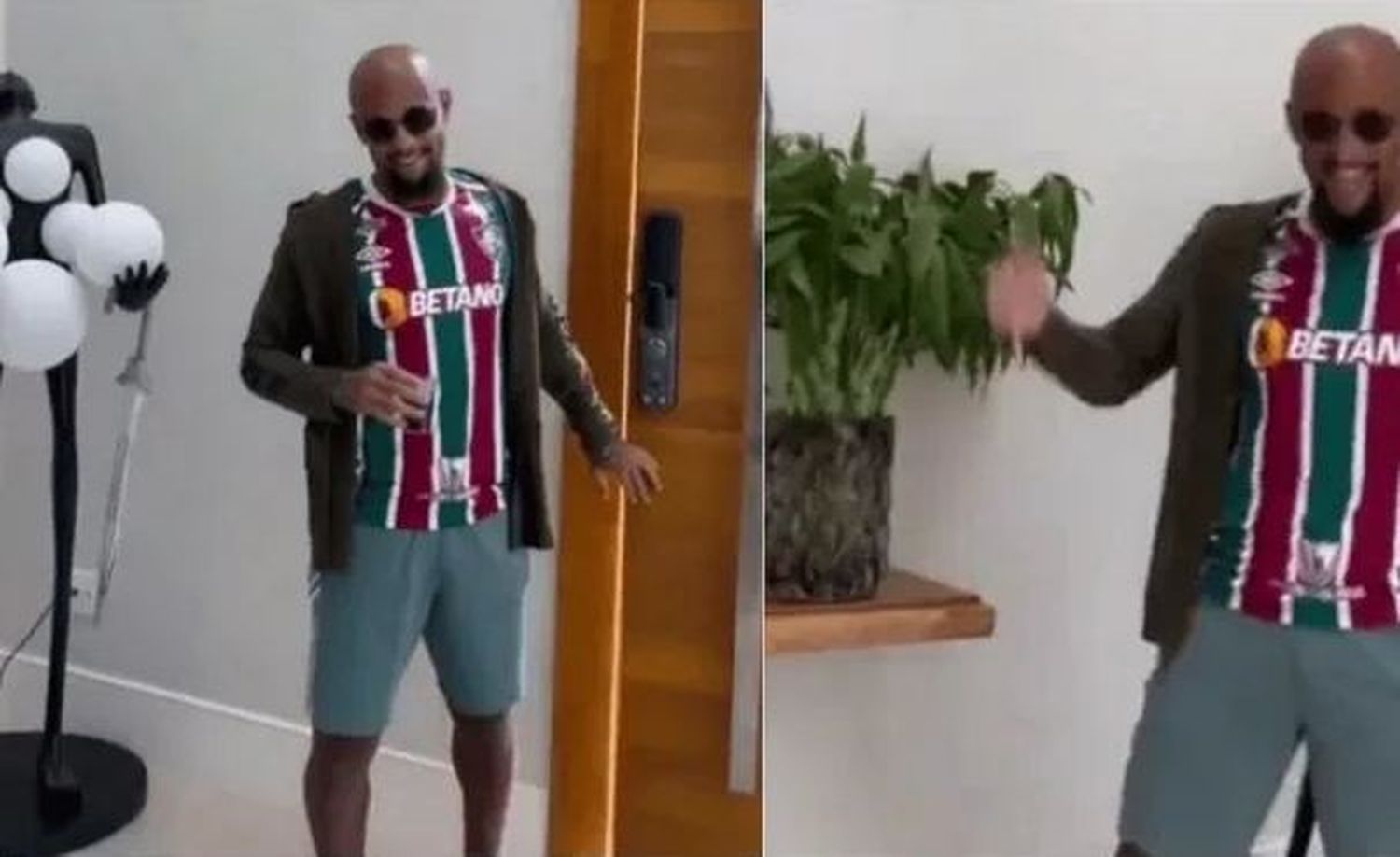 Felipe Melo festejó el clásico con su versión del meme de Guillermo Francella