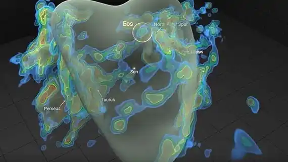 Se descubre una enorme nube molecular, cerca de nuestro Sistema Solar