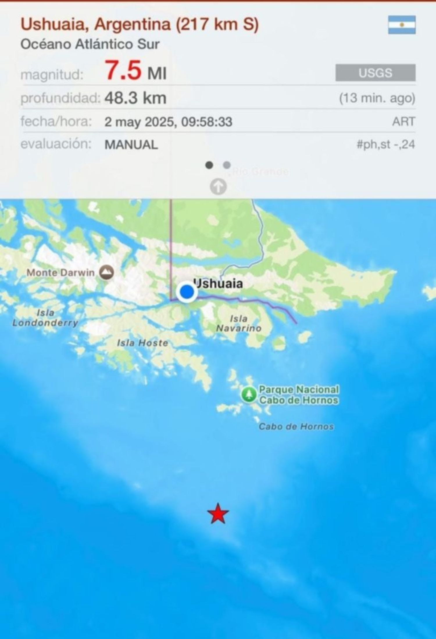 Terremoto en Chile