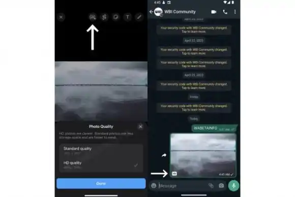 Whatsapp permitirá enviar fotos en calidad HD