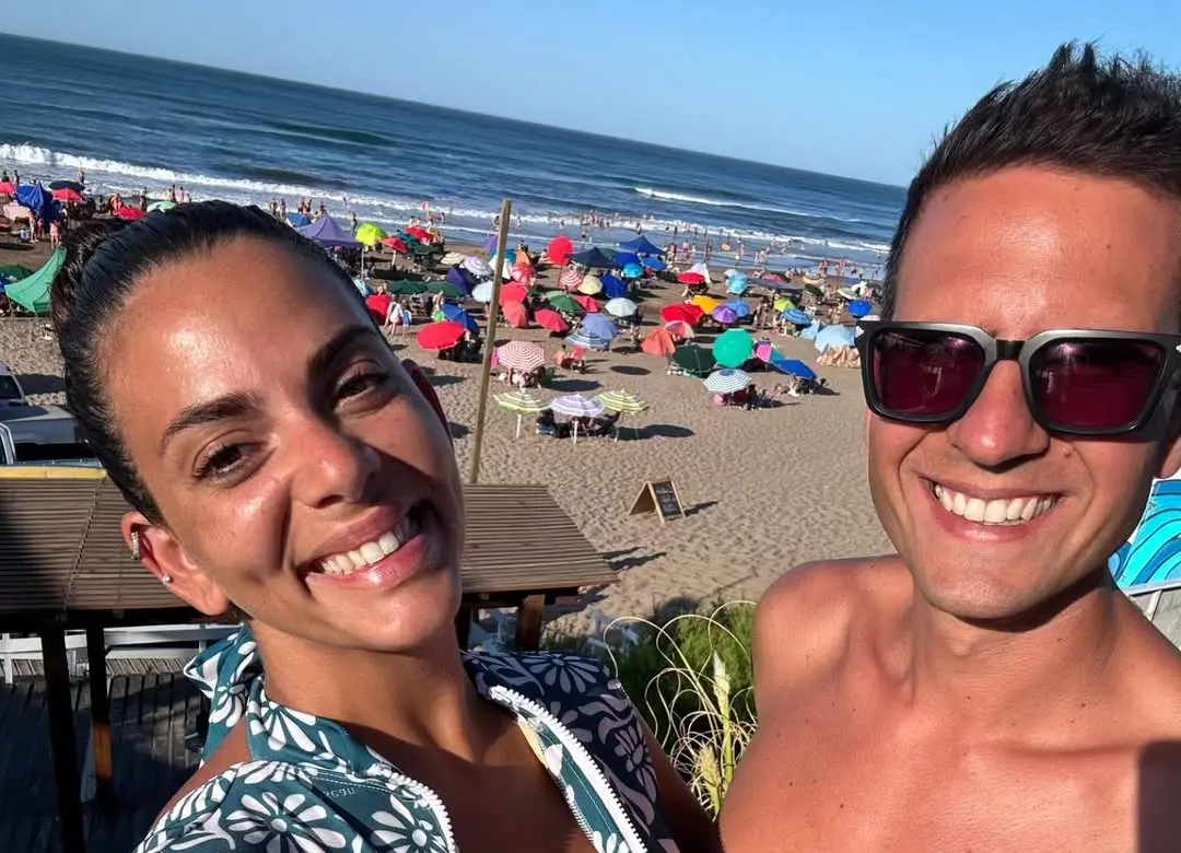 Antes de volver a los estudios de Telefé, Nico Peralta disfrutó de sus vacaciones en Necochea