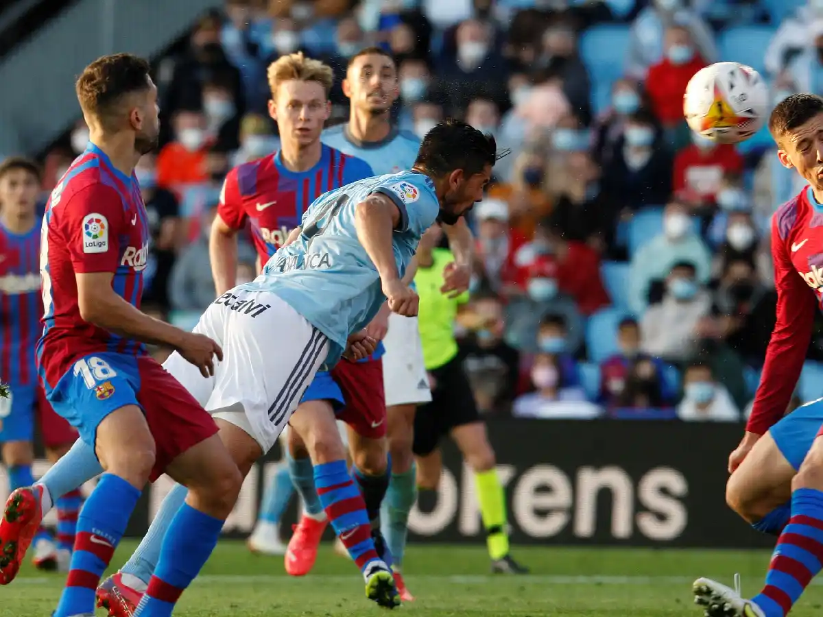 El Celta de Coudet remontó tres goles frente a Barcelona