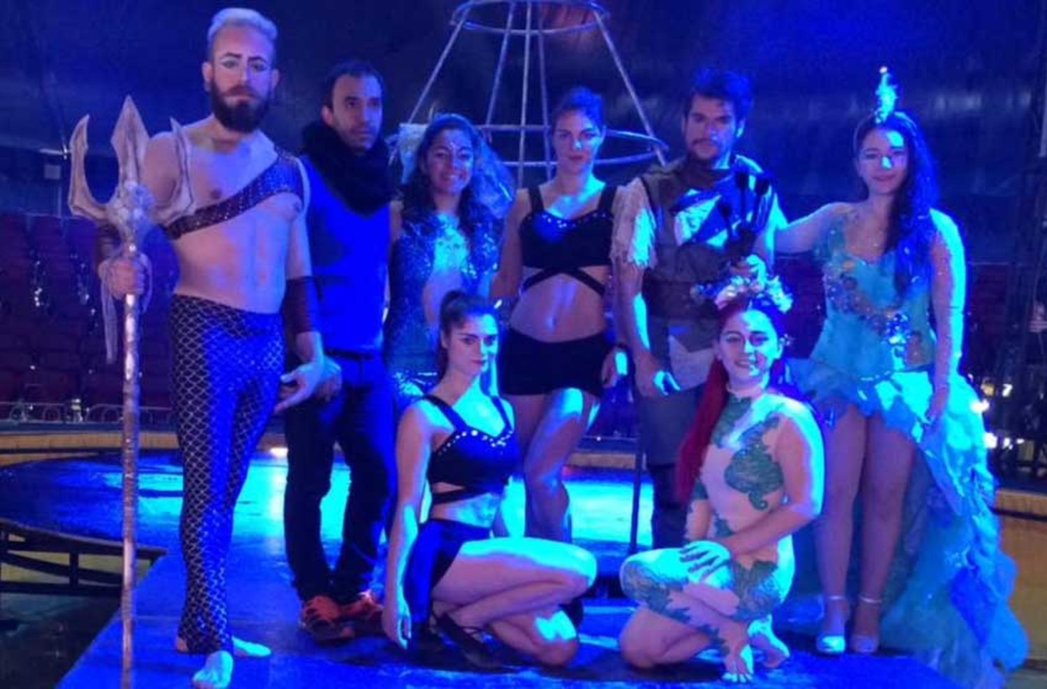 Un circo quedó varado en Batán
