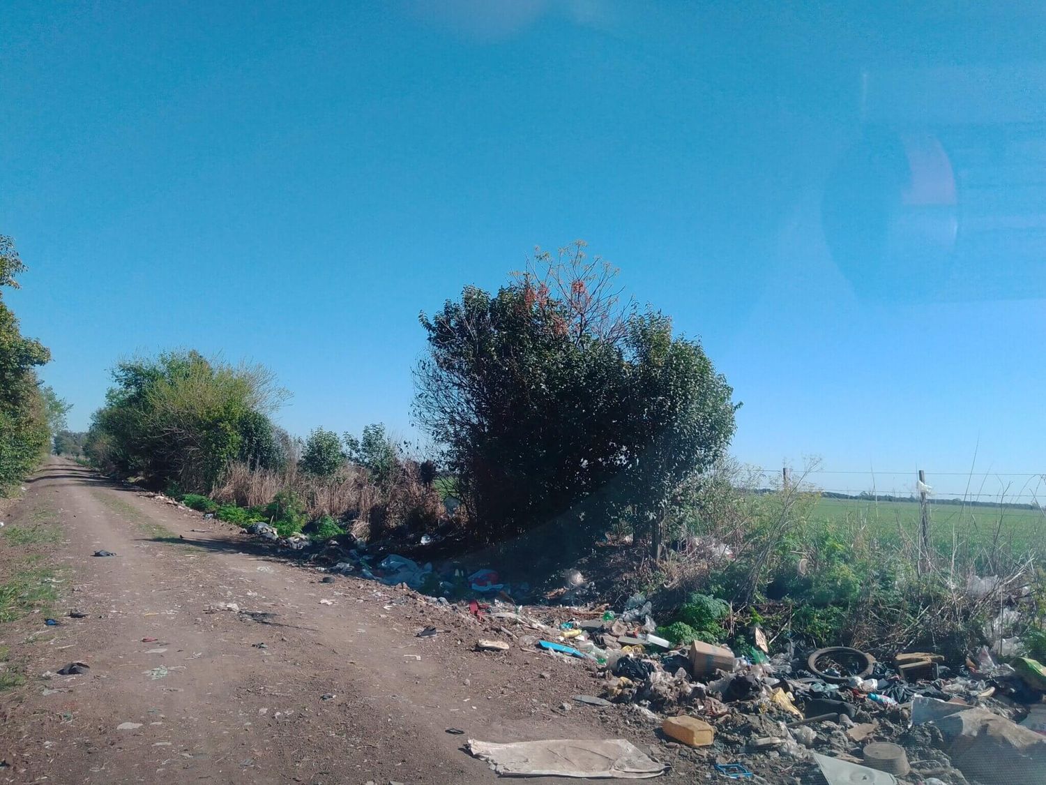 Caminos rural mal mantenidos