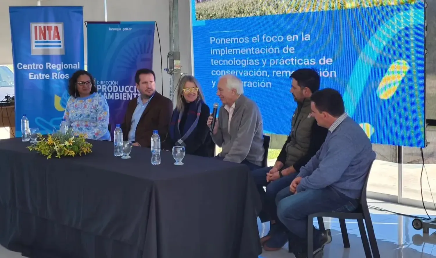 Se realizó en Larroque la Jornada Regional de Conservación de Suelos,