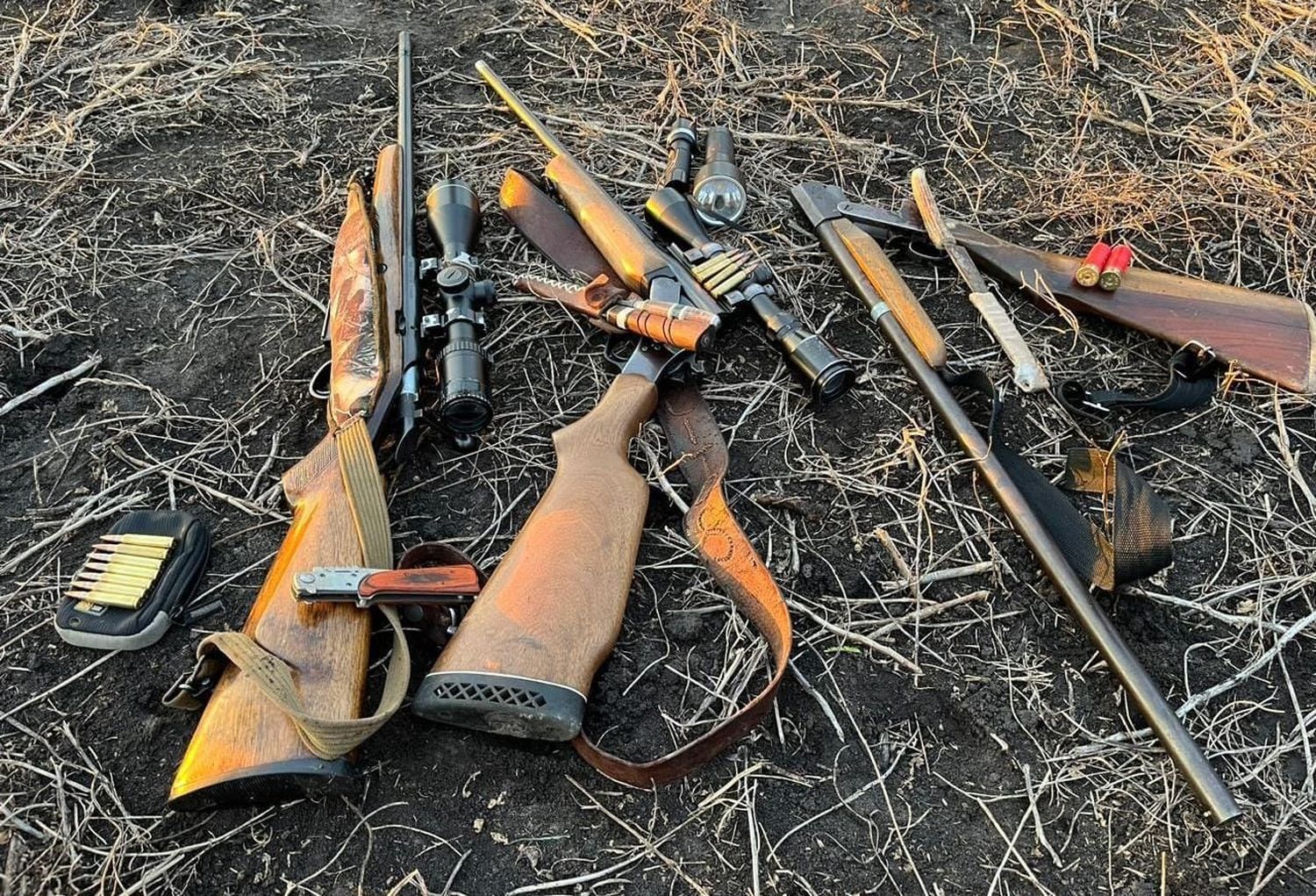 La Policía Rural secuestró tres armas de fuego en Colonia El Potrero