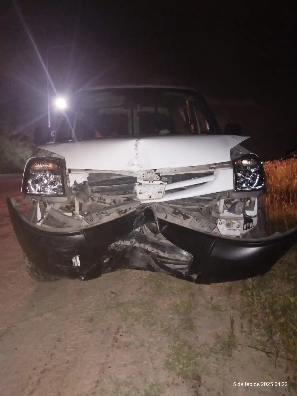 Accidente sin lesionados en la madrugada