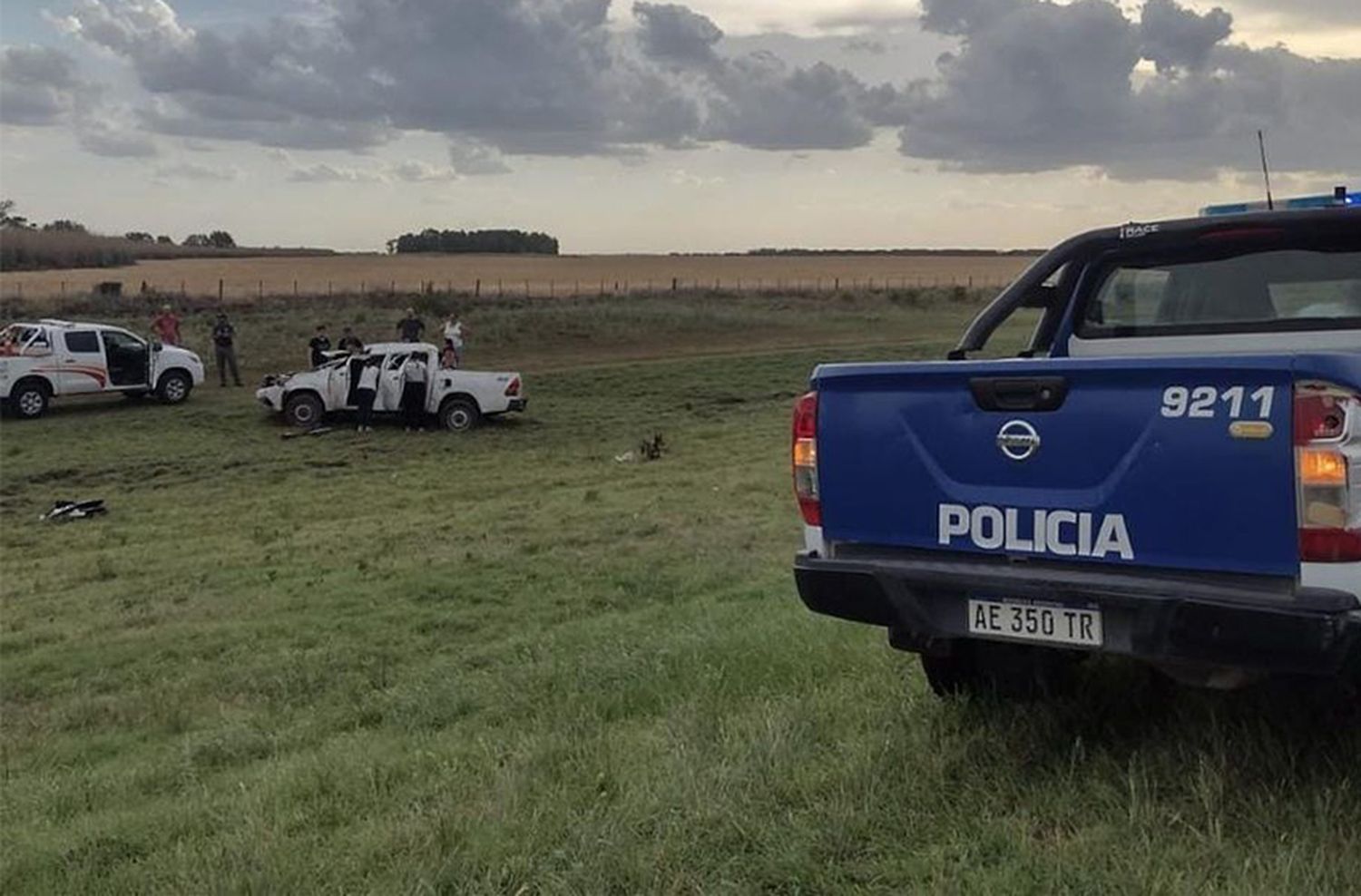 Una sargento de la custodia del presidente Fernández murió al volcar en la ruta nacional 7