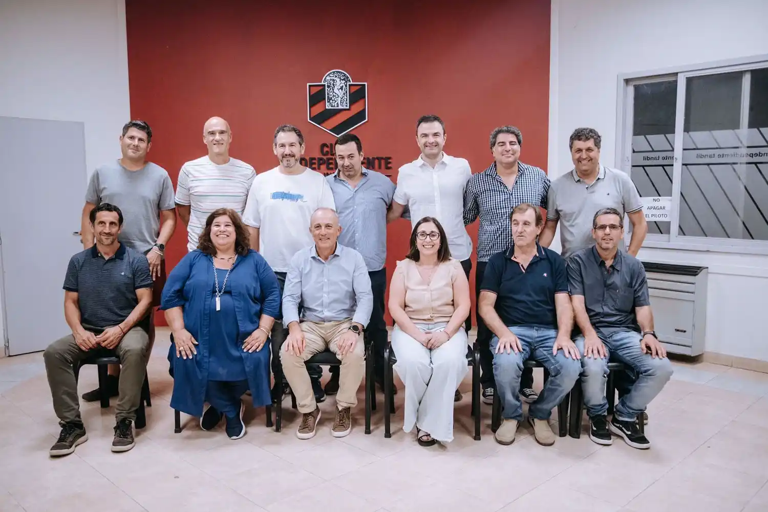 Parte de la Comisión Directiva de Independiente.
