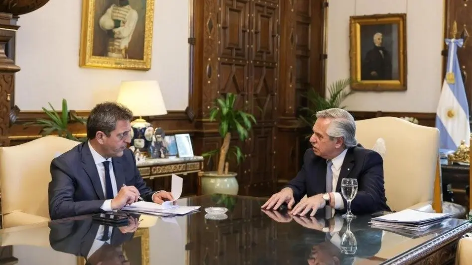 Alberto Fernández y Sergio Massa se reunieron en la Casa Rosada tras el pedido de consenso de los gobernadores