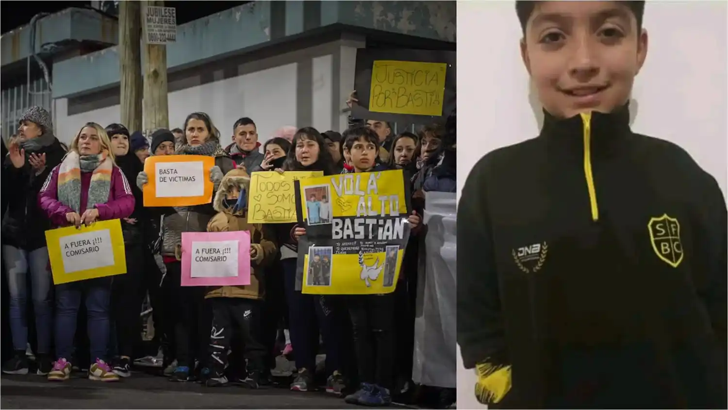 El último adiós a Bastian, el nene de 10 años que murió al quedar en medio de un tiroteo en Wilde