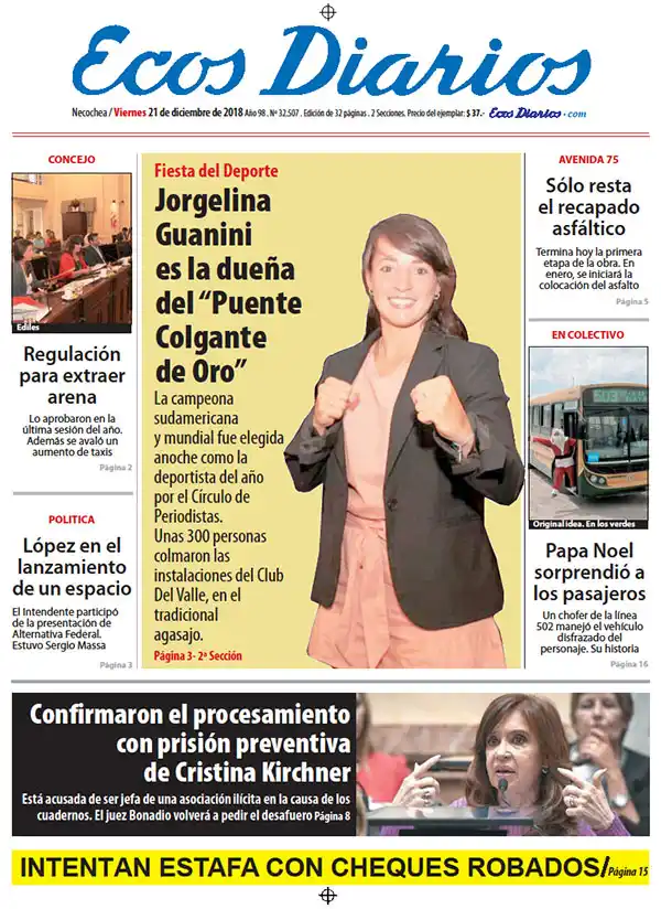 Tapa del 21 de diciembre