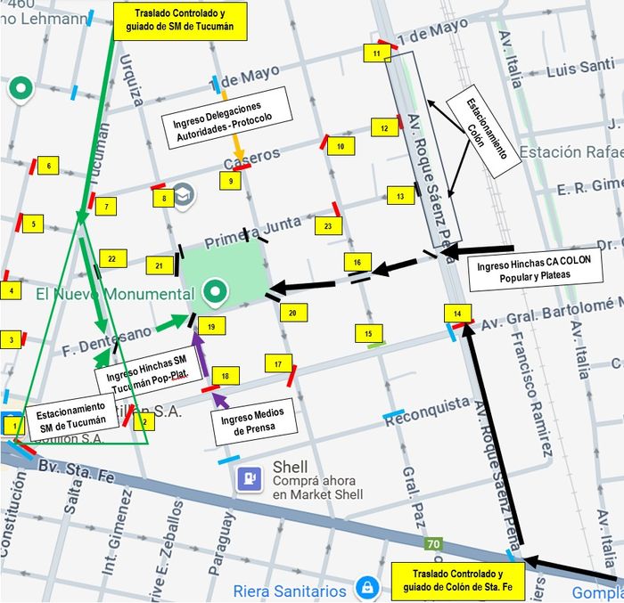 operativo seguridad colon atletico tucumán - 2