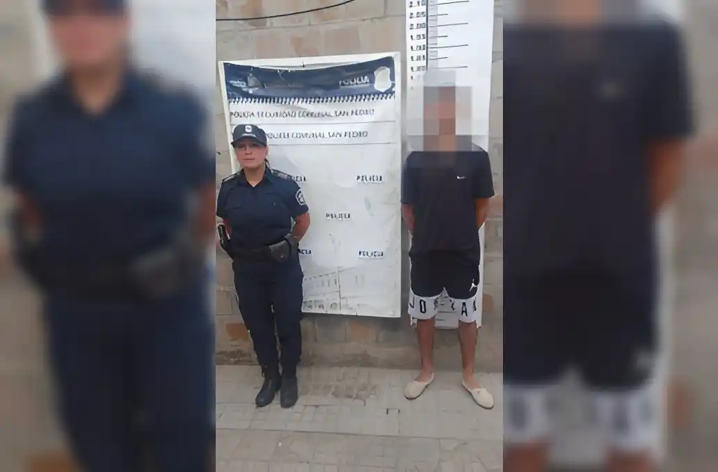 Fiscalía tomaba declaración indagatoria al detenido.