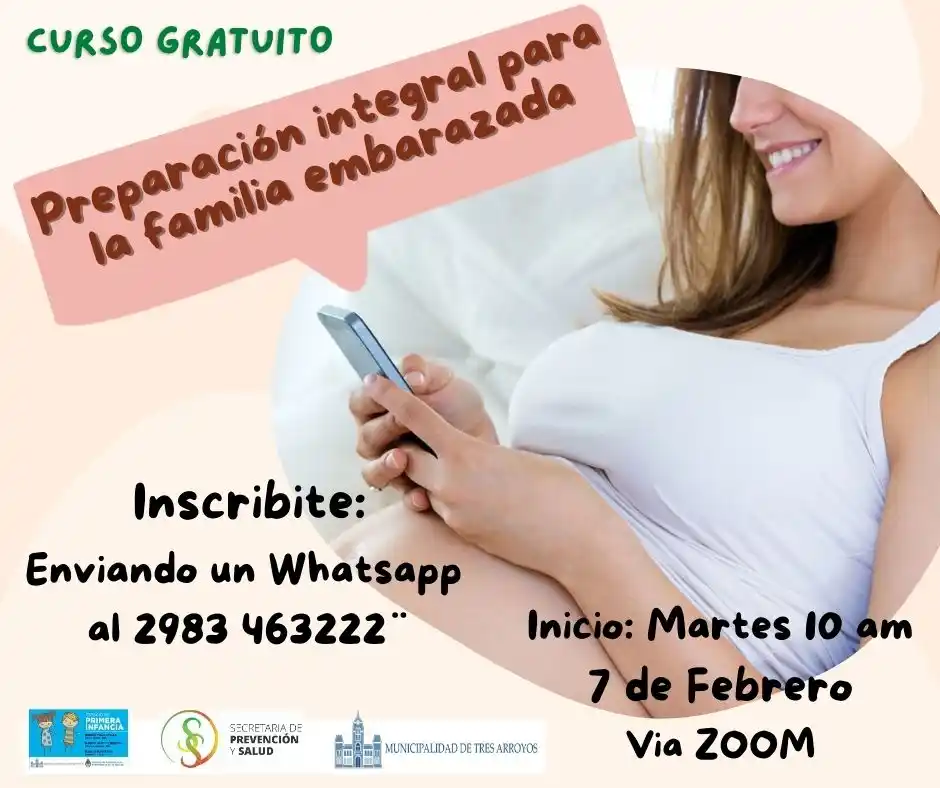 Inicia el curso para la familia embarazada