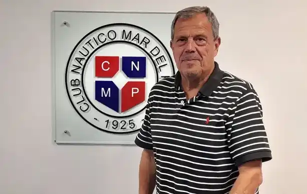 El presidente del Club Náutico Mar del Plata, Juan Agra.