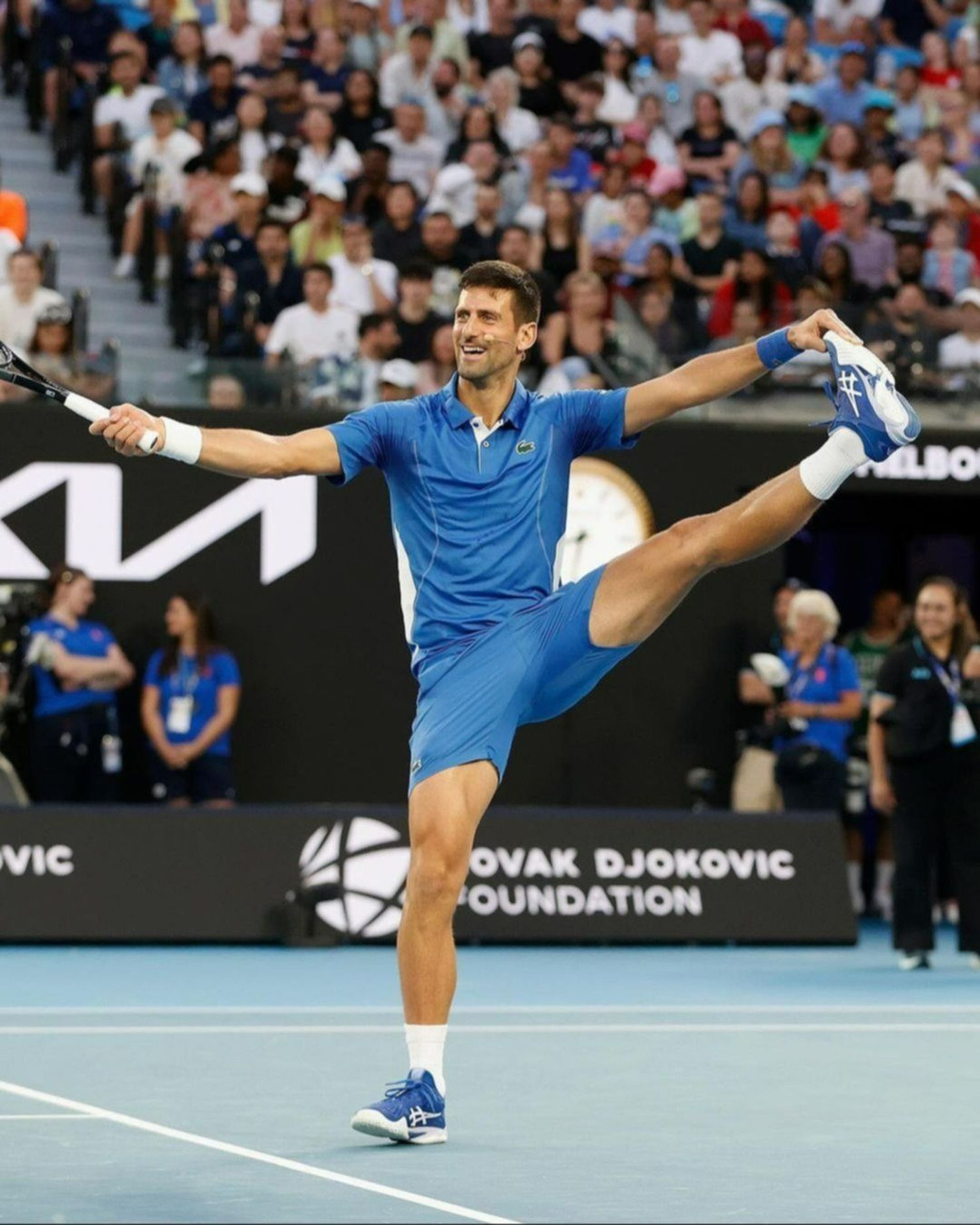 La entretenida antesala que protagonizó Novak Djokovic antes del Australian Open