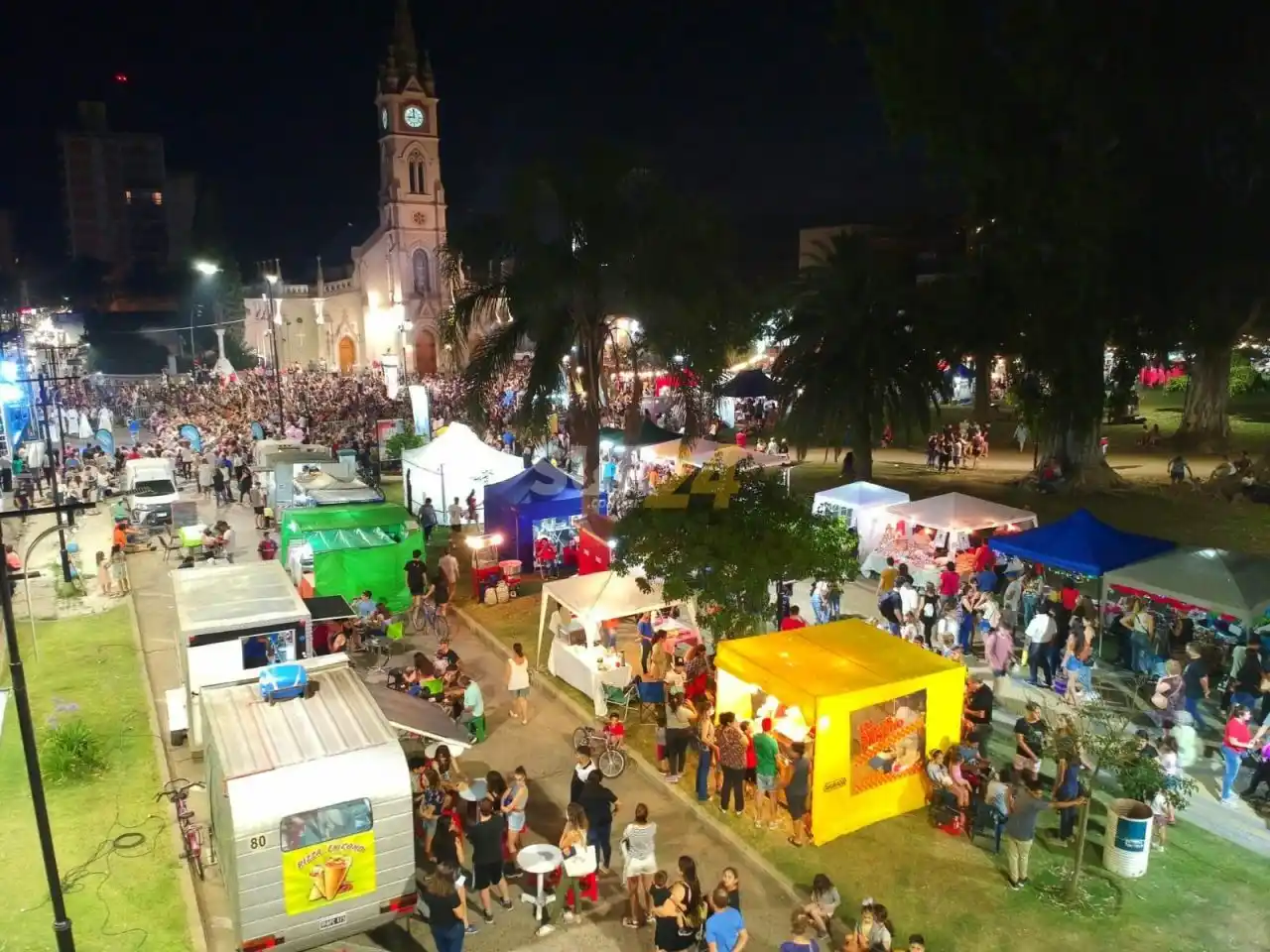 Las Fiestas Patronales, siempre convocantes en Venado Tuerto. Foto: Archivo